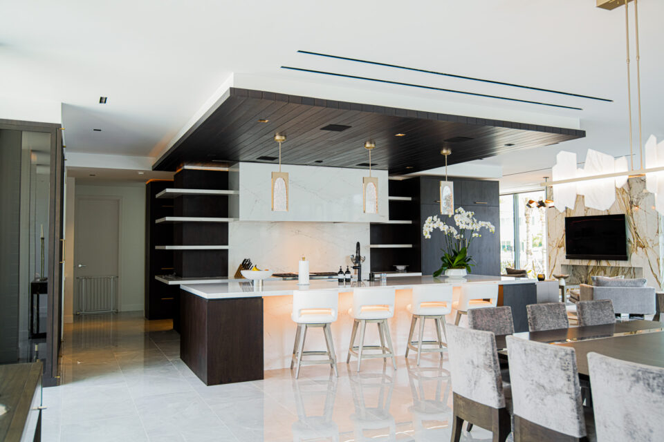 Residential custom woodwork project