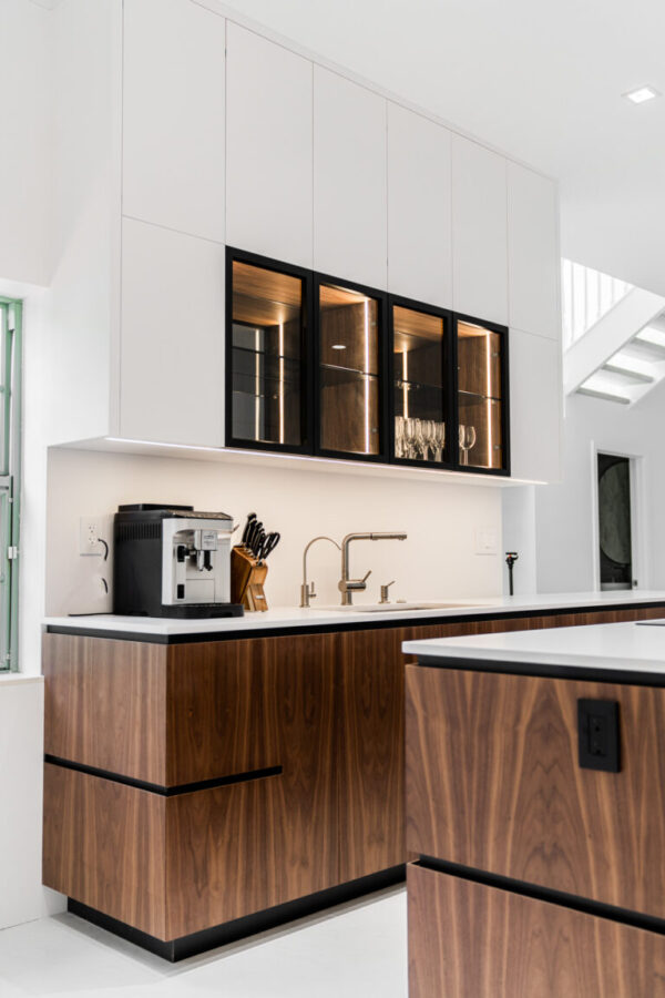 Custom kitchen cabinetry detail