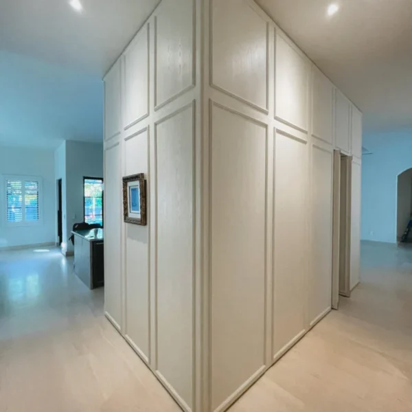 Custom wall paneling detail 7
